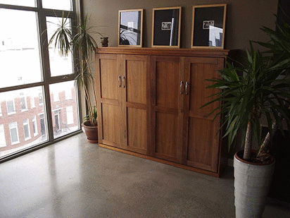 Horizontal-tilt Double Murphy Bed
