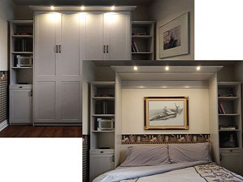 Urban Cabinetry Wall Bed Lighting